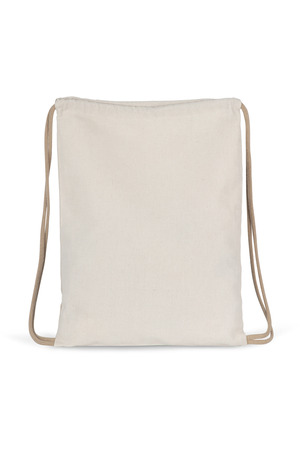 Kleiner recycelter Rucksack mit Kordelzugverschluss