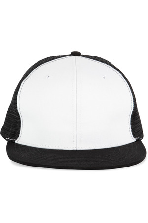 Trucker-Cap - 6-Panels-Kappe, Flachschirm