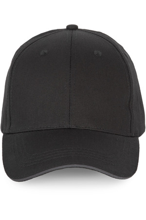 6-Panel-Kappe mit Kontrast-Sandwichschirm