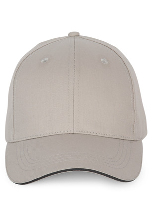 6-Panel-Kappe mit Kontrast-Sandwichschirm