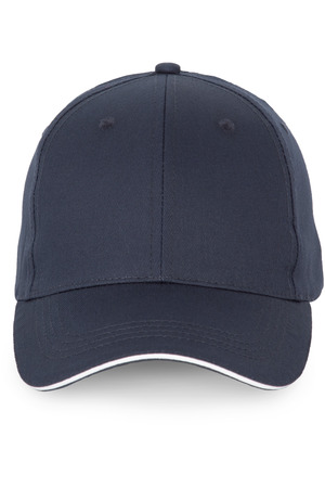 6-Panel-Kappe mit Kontrast-Sandwichschirm