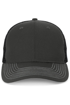 6 Panel Trucker mit kontrastfarbenen Nähten