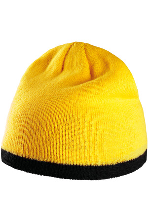 Beanie Mütze mit Kontrastrand