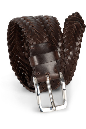 Geflochtener Ledergürtel