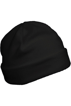 Recycelte Mütze aus Mikrofleece mit Umschlag