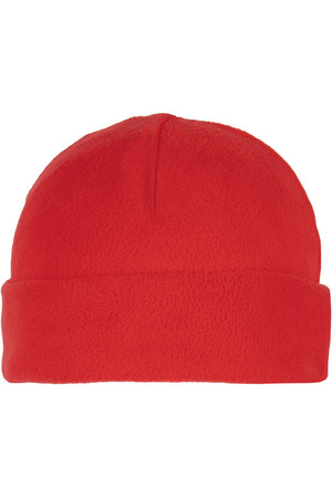 Recycelte Mütze aus Mikrofleece mit Umschlag