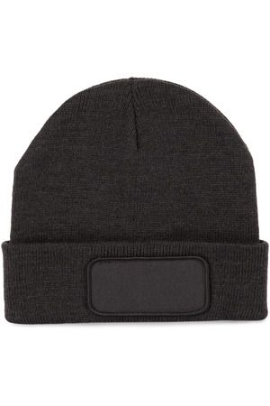 Recycelte Mütze mit Patch