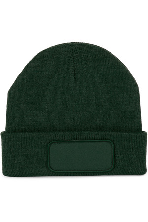 Recycelte Mütze mit Patch
