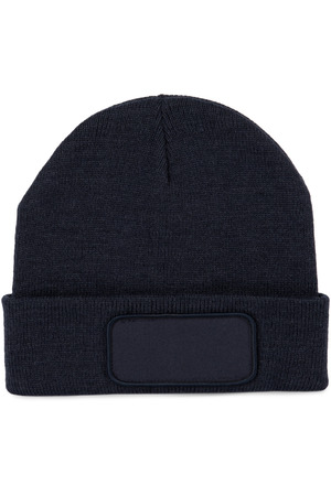 Recycelte Mütze mit Patch