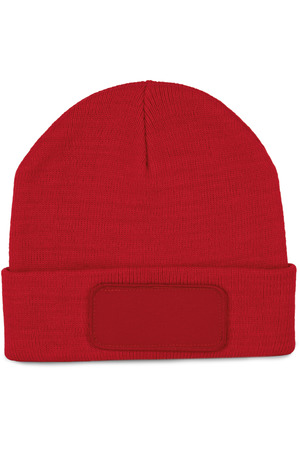 Recycelte Mütze mit Patch