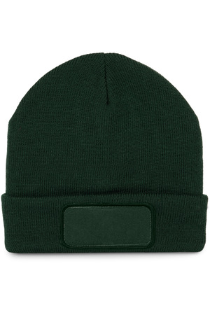Recycelte Mütze mit Patch und Thinsulate-Futter