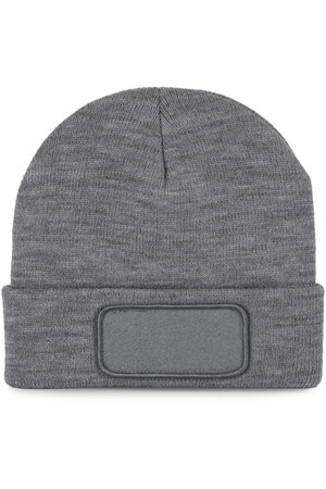 Recycelte Mütze mit Patch und Thinsulate-Futter