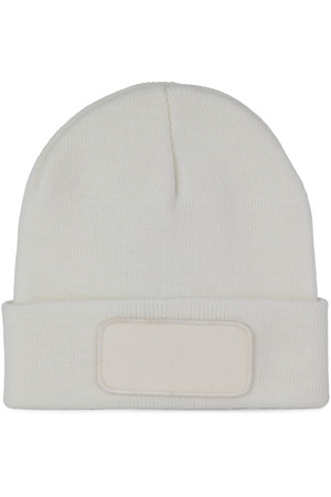 Recycelte Mütze mit Patch und Thinsulate-Futter