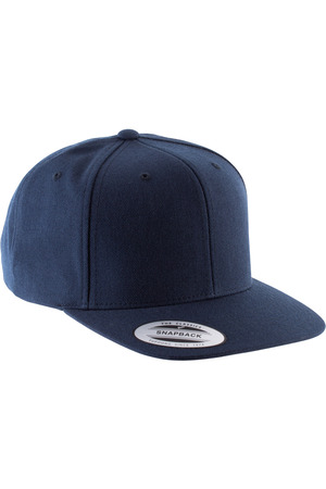 6-Panel-Kappe, flacher Schirm