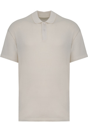 Umweltfreundliches Polohemd aus Piqué mit überschnittener Schulterpartie für Herren