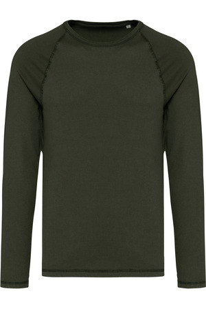 Raglan-T-Shirt mit langen Ärmeln für Herren – 190 g