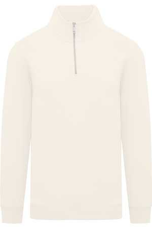 Umweltfreundliches Sweatshirt mit Stehkragen und Reißverschluss für Herren