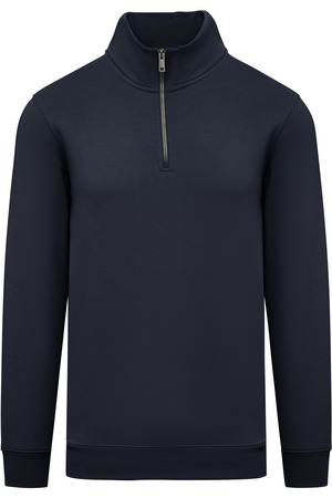 Umweltfreundliches Sweatshirt mit Stehkragen und Reißverschluss für Herren