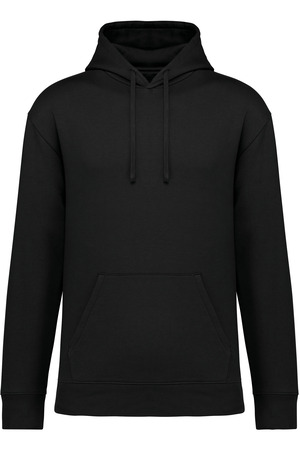 Umweltfreundliches Unisex Kapuzen-Sweatshirt mit hängenden Schultern aus gebürstetem Molton