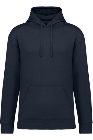 Umweltfreundliches Unisex Kapuzen-Sweatshirt mit hängenden Schultern aus gebürstetem Molton