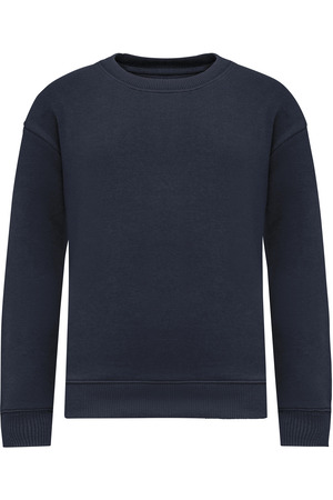 Umweltfreundliches Oversize Sweatshirt mit Rundhalsausschnitt für Kinder