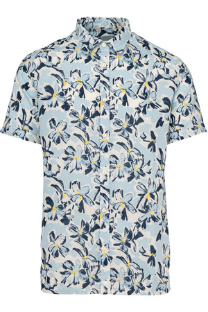 Herrenhemd mit Küstenmotiven