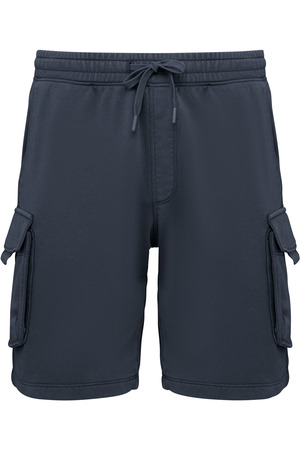 Umweltfreundliche ausgewaschene French Terry Cargo-Shorts für Herren