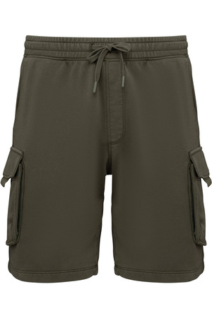 Umweltfreundliche ausgewaschene French Terry Cargo-Shorts für Herren