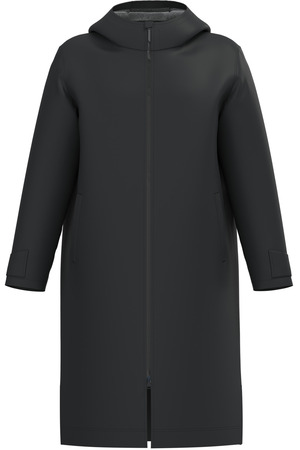 Langer, gefütterter Unisex-Sherpa-Parka