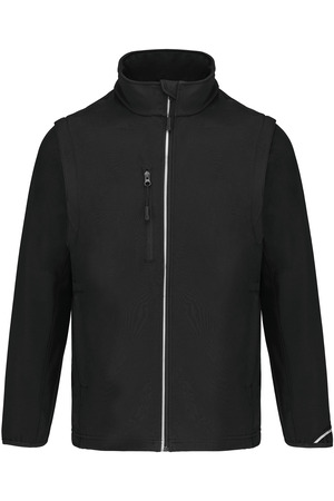 Softshelljacke mit abnehmbaren Ärmeln