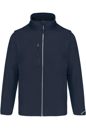 Softshelljacke mit abnehmbaren Ärmeln