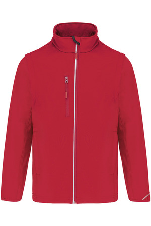 Softshelljacke mit abnehmbaren Ärmeln