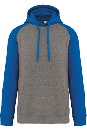 Zweifarbiges Kapuzensweatshirt für Erwachsene