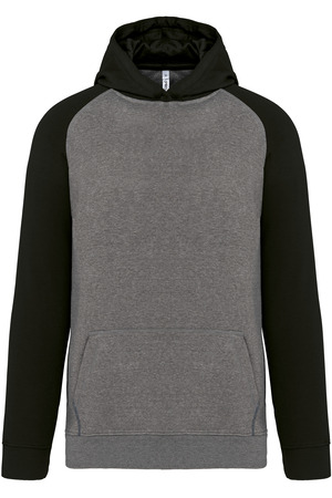 Zweifarbiges Kapuzensweatshirt für Kinder