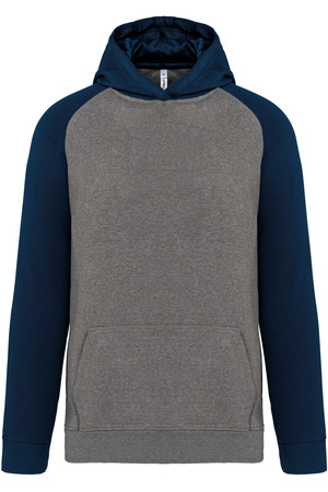 Zweifarbiges Kapuzensweatshirt für Kinder