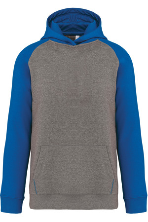 Zweifarbiges Kapuzensweatshirt für Kinder