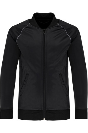 Trainingsjacke mit Reißverschluss und Paspel für Kinder