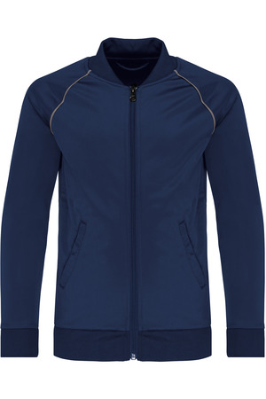 Trainingsjacke mit Reißverschluss und Paspel für Kinder