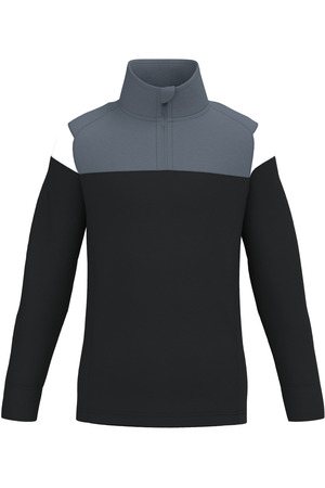 Trainings-Sweatshirt mit 1/4 Reißverschluss für Kinder