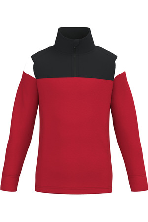 Trainings-Sweatshirt mit 1/4 Reißverschluss für Kinder