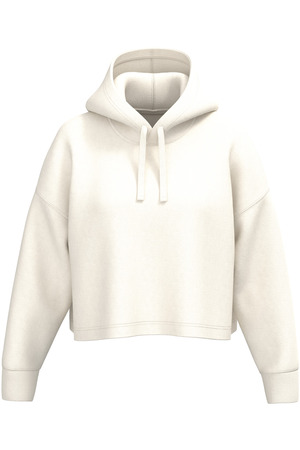 Damen Cropped-Sweatshirt mit Kapuze