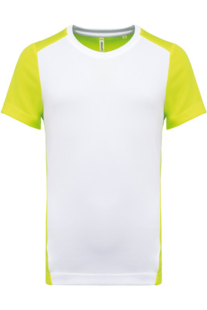 Zweifarbiges umweltfreundliches Sport-T-Shirt für Herren