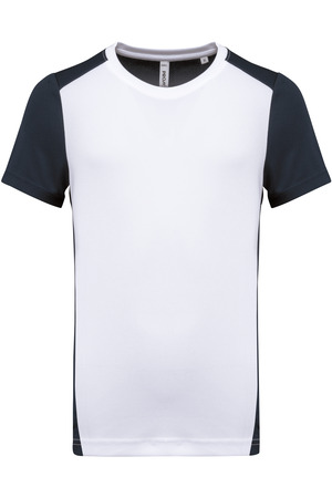 Zweifarbiges umweltfreundliches Sport-T-Shirt für Herren