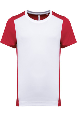 Zweifarbiges umweltfreundliches Sport-T-Shirt für Herren