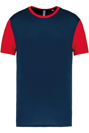 Zweifarbiges Kurzarmtrikot für Erwachsene