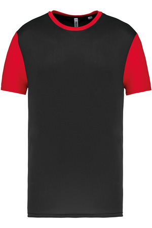 Zweifarbiges Kurzarmtrikot für Kinder