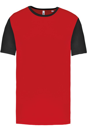 Zweifarbiges Kurzarmtrikot für Kinder