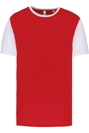 Zweifarbiges Kurzarmtrikot für Kinder