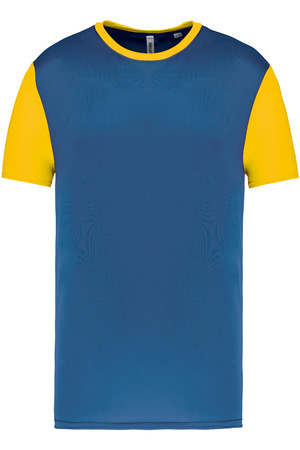 Zweifarbiges Kurzarmtrikot für Kinder