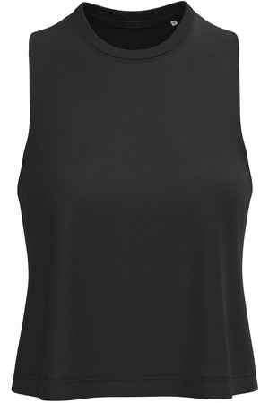 Damen Triblend Crop-Top